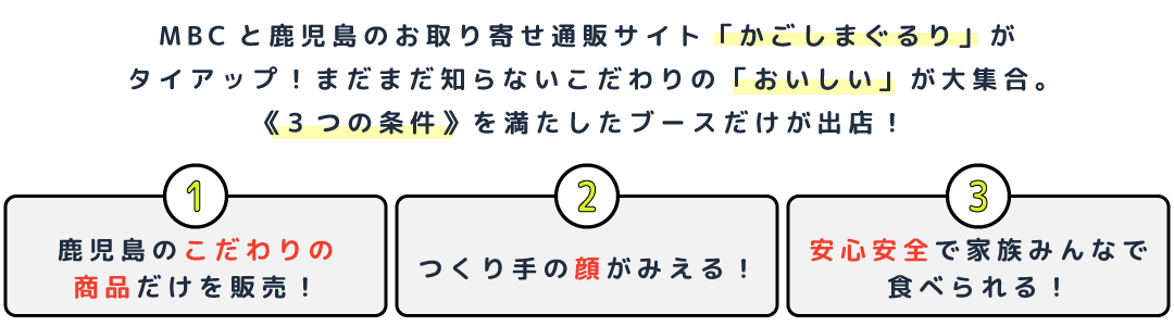 こだわりの3つの条件