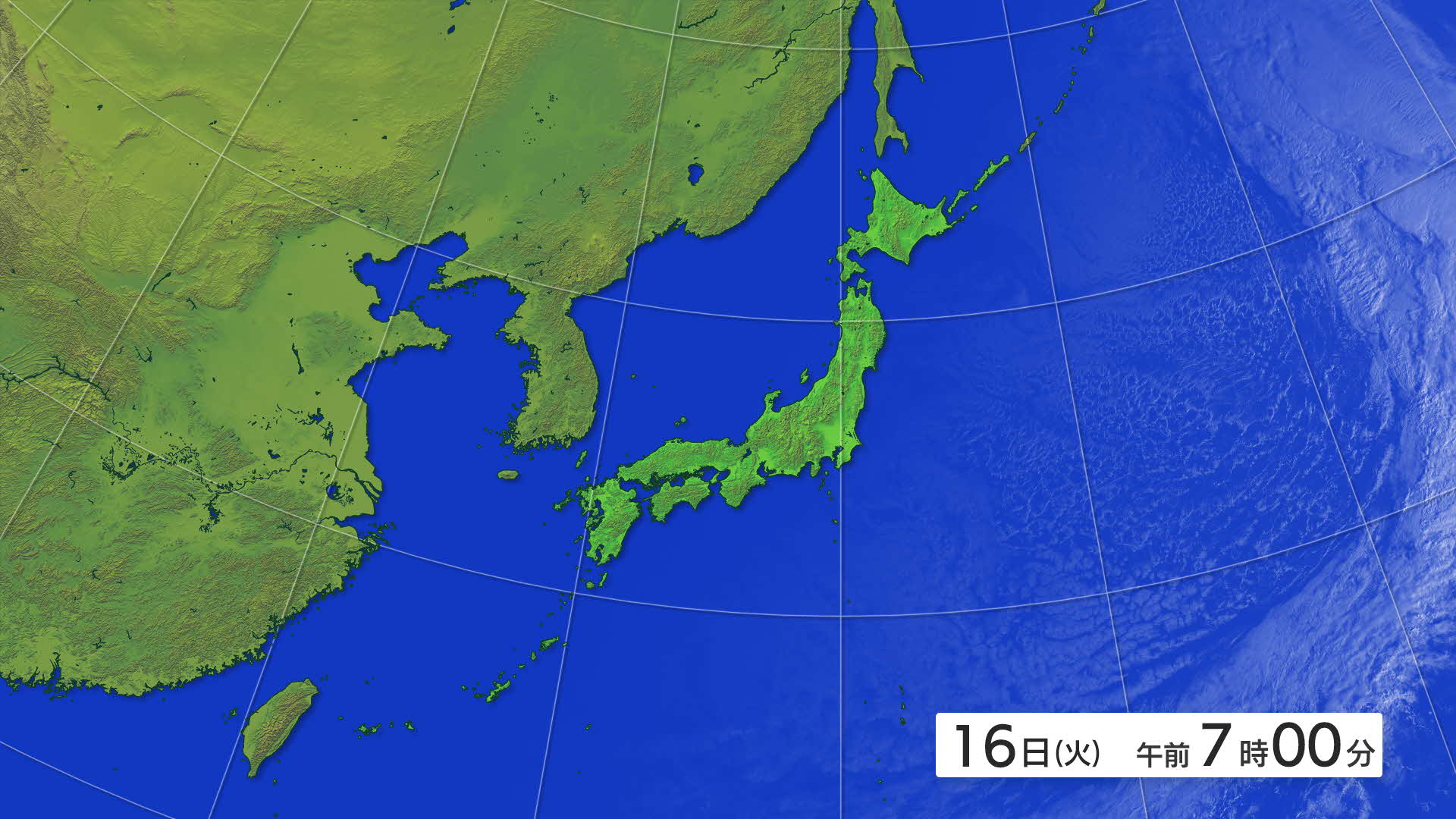 ひまわり可視画像